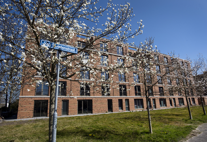 Boerhaavecomplex aan de van Swietenstraat in Leiden