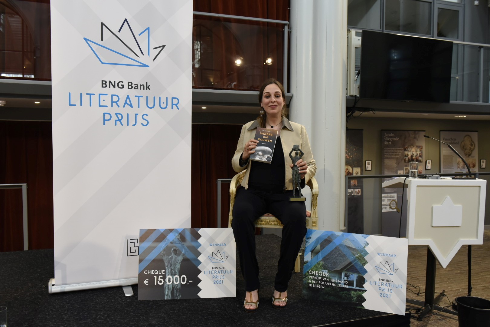 Carmien Michels wint BNG Bank Literatuurprijs 2021