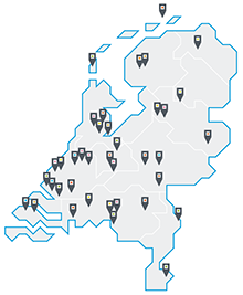 Kaart van Nederland