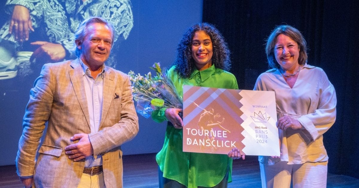Winnaar BNG Bank Dansprijs 2024 - Sheree Lenting uitreiking