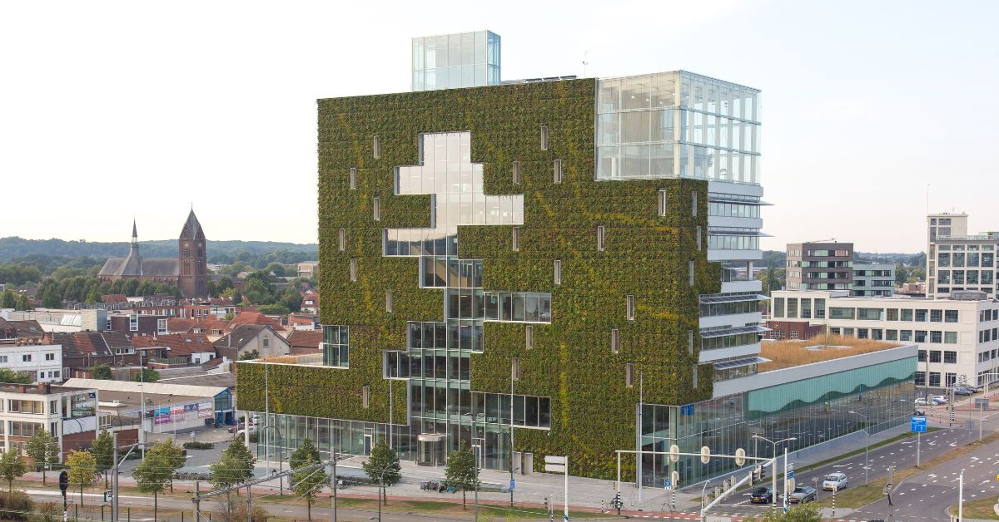 Gevel duurzaam stadskantoor Venlo