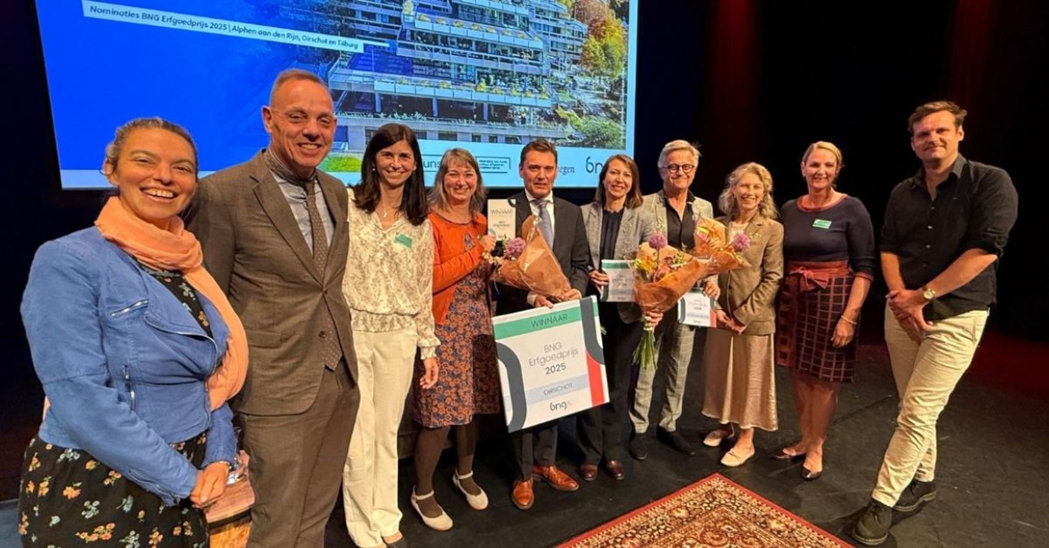 Groepsfoto Uitreiking van de BNG Erfgoedprijs